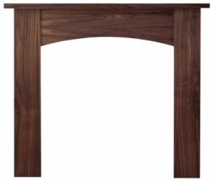 image of Focal Point Fires Nebraska Fire Surround - Walnut