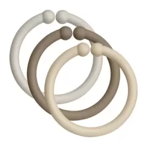 Image of BIBS Loops Sand/Dark Oak/Vanilla 12 pcs