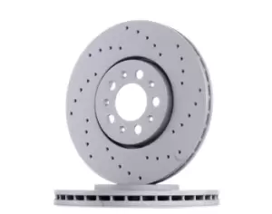 Image of ZIMMERMANN Brake disc VW,AUDI,SKODA 100.1235.52 Brake rotor,Brake discs,Brake rotors