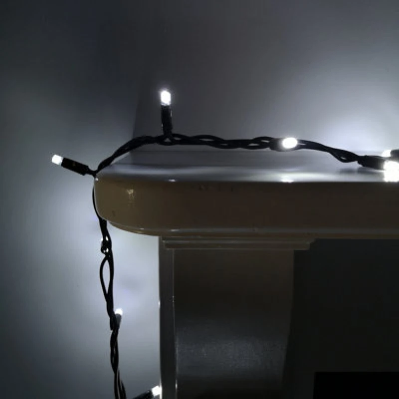 Image of Samuel Alexander 100 LED 8M Premier Christmas Connectable Outdoor Static Lights In Cool White