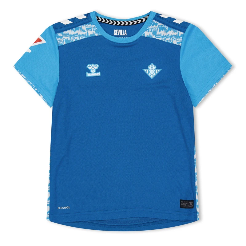 Image of Hummel Real Betis Third Shirt 2024 2025 Juniors Blue male 13 (XL)