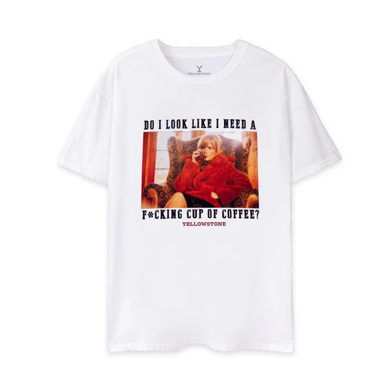 Image of Yellowstone Short Sleeved T-Shirt White