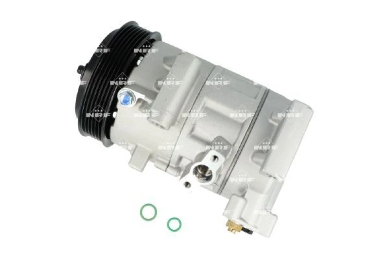 Image of NRF 320070 AC Compressor EASY FIT PAG 46 YF, Refrigerant: R134a, with gaskets/seals Compressor,air conditioning (447)