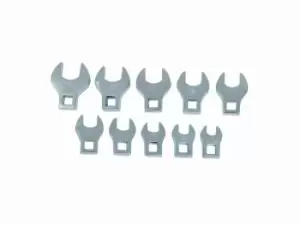 Image of Silverline 111508 Crows Foot Spanner Set 10pce 10 - 19mm