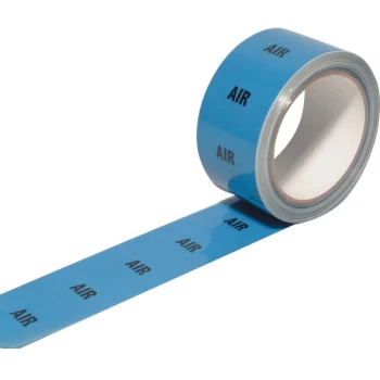 image of 50MMX33M Air Pipeline Identification Tape - Avon