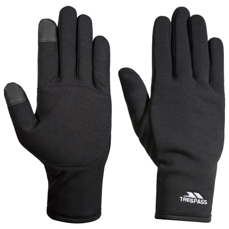 Image of Trespass Poliner Power Stretch Glove Black unisex