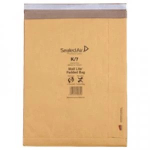 Image of Mail Lite Padded Postal Bag Size K7 365x476mm Gold Pack of 50 10094