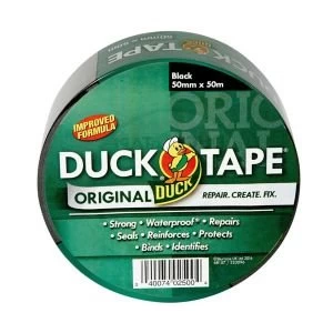 image of Duck Black Cloth tape L50m W50mm