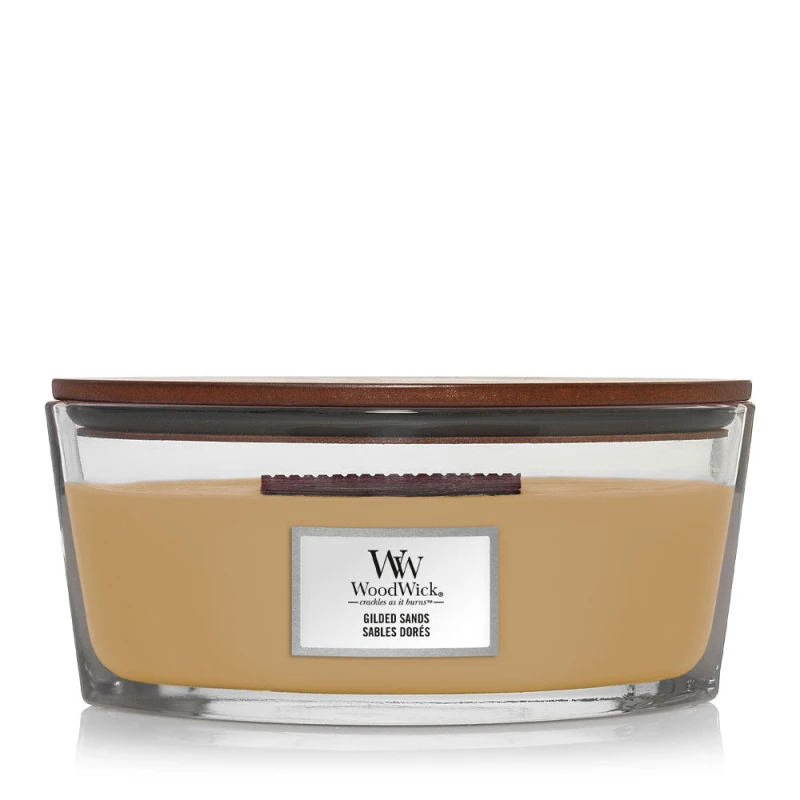 Image of Woodwick Woodwick Ellipse Gilded Sands Candle ZG31401