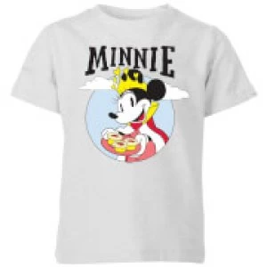 image of Disney Mickey Mouse Queen Minnie Kids T-Shirt - Grey - 11-12 Years