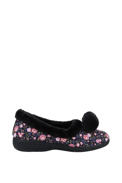 image of Fleet & Foster Goldfinch Ladies Slipper Navy