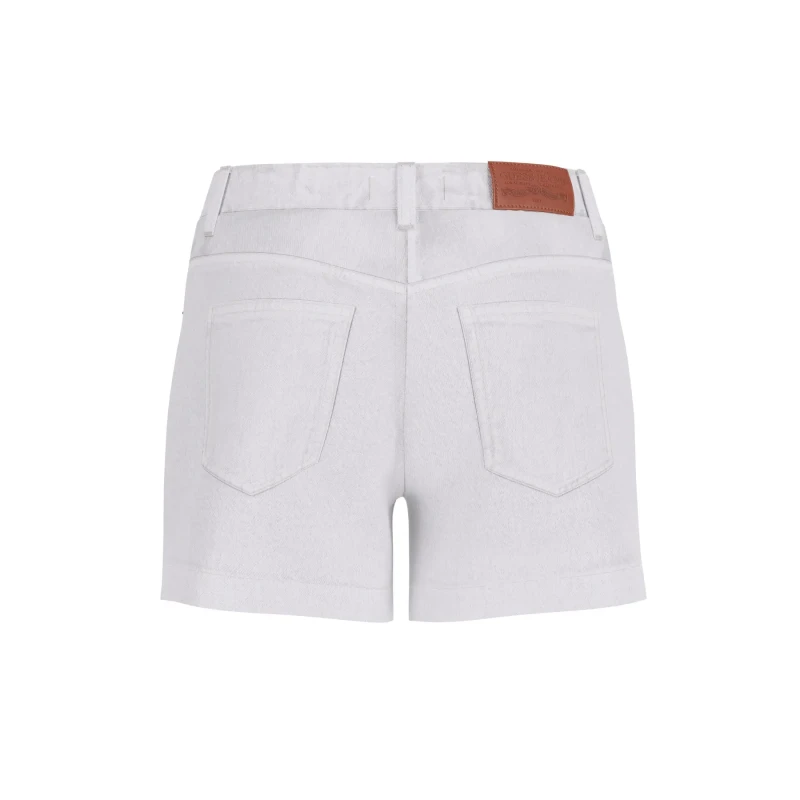 Image of Guess Womens high waist shorts Guess GJ Mom Blanc Female 27