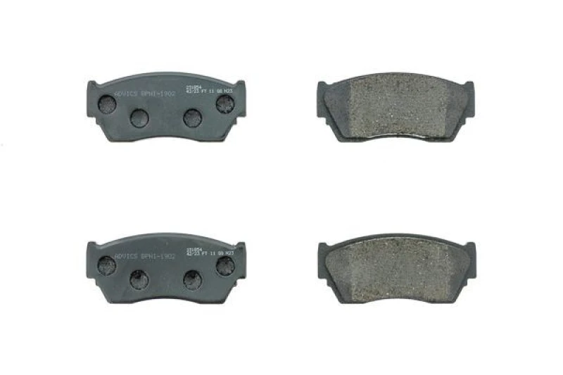 Image of AISIN Brake pad set AISIN BPNI-1902
