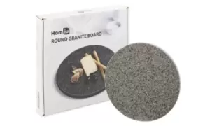 image of Homiu Round Granite Chopping Board with Speckle Finish