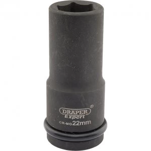Image of Draper Expert 3/4" Drive Deep Hexagon Impact Socket Metric 3/4" 22mm