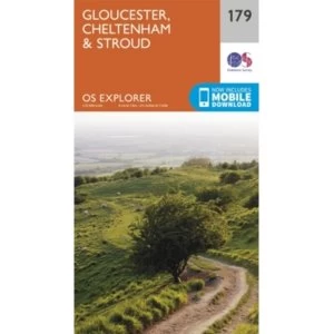 Image of Gloucester, Cheltenham and Stroud by Ordnance Survey (Sheet map, folded, 2015)