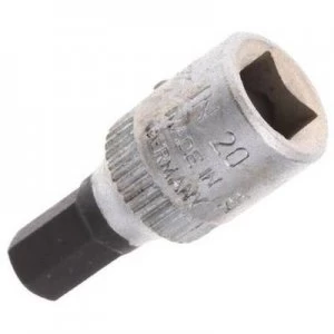 image of Gedore IN 20 6 6178490 Allen Screwdriver bit 6mm 1/4 (6.3 mm)