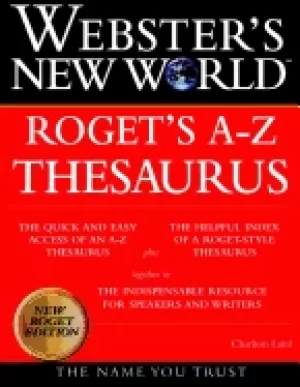 Image of websters new world rogets a z thesaurus