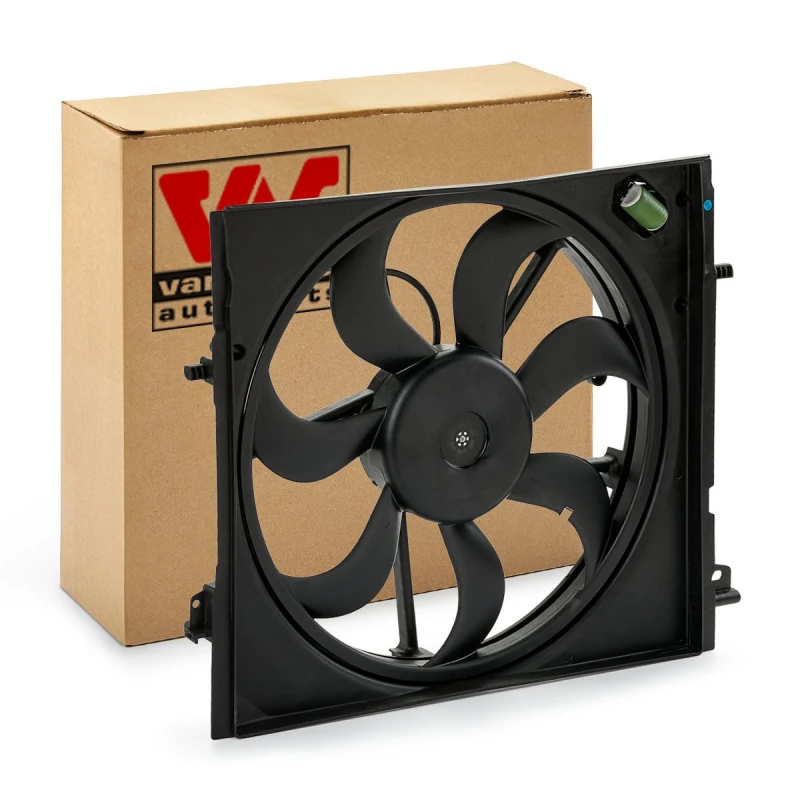 Image of VAN WEZEL 3372747 Cooling Fan with resistor Fan,radiator (508)