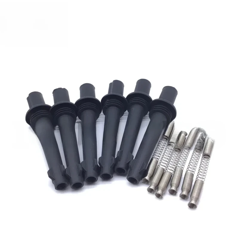 Image of 6 x Ignition Coil Rubber Boot for Jaguar XF XJ For Land Rover LR4 5.0 V8 LR010687 / AJ811378 / 0221604022 / 0221 604 022