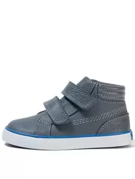 Image of Kickers TOVNI HI PADDED HIGH TOP, Grey, Size 10 Younger