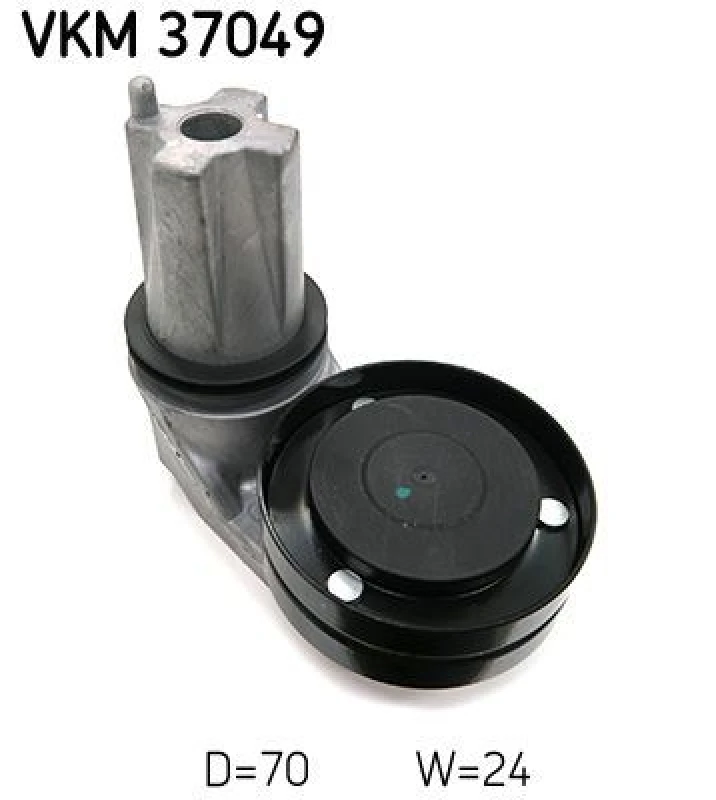Image of SKF Deflection / guide pulley, V-ribbed belt SKF VKM 37049