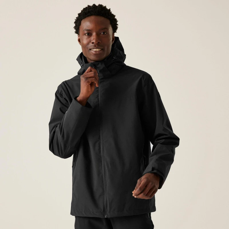 Image of Regatta Coriver Walking Jacket Black(Black) male S