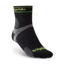 Image of Brigdedale TRAIL RUN Ultralight T2 Merino Sport 3/4 Crew Mens - X-Large Black