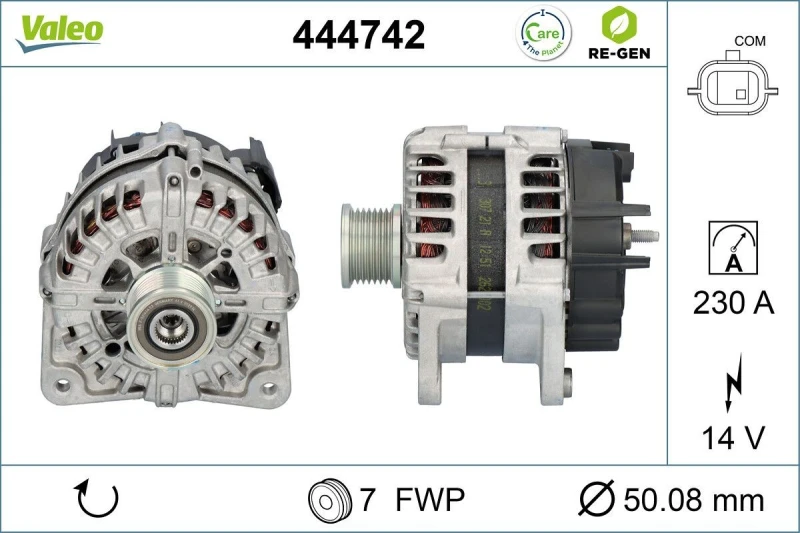 Image of Alternator VALEO 444742
