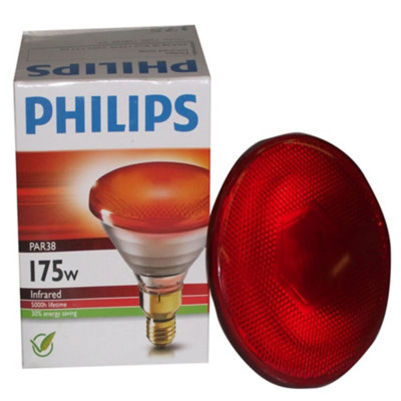 Image of Philips Infrared Par38 Es Lamp Red (175 Watt)