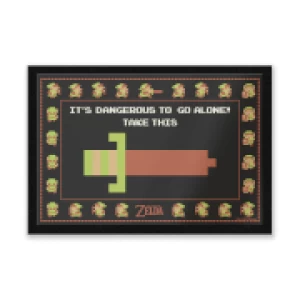 Image of It's Dangerous To Go Alone Entrance Mat