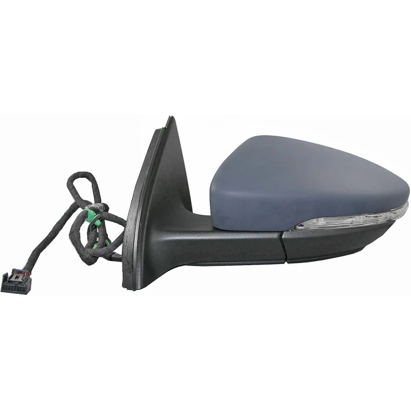 Image of DIEDERICHS 2248327 Wing mirror Left, Electronically foldable, primed Outside Mirror (50)