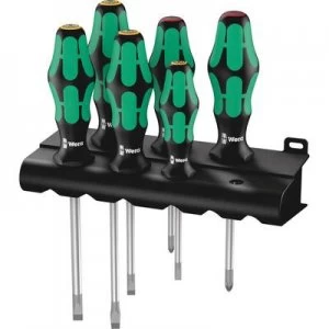 Image of Wera 334/6 Workshop Screwdriver set 6 Piece Slot, Phillips