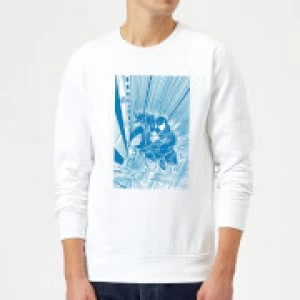Image of Venom Comic Panel Sweatshirt - White - XXL