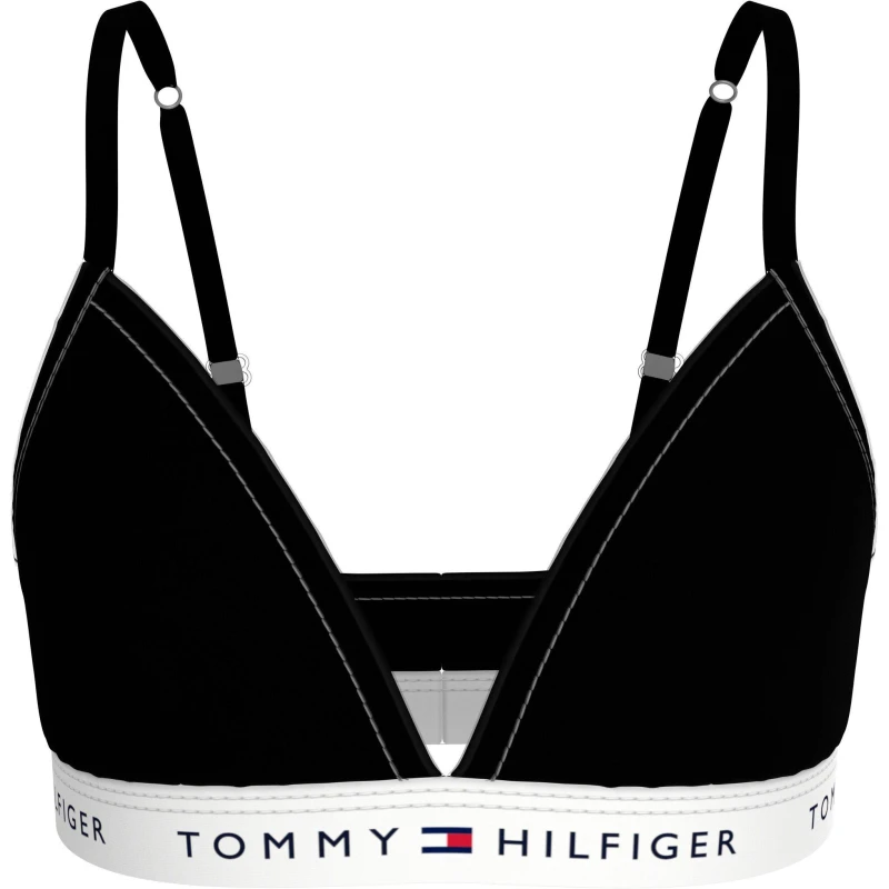 Image of Tommy Hilfiger Triangle Bra Black BDS female 10-12Y