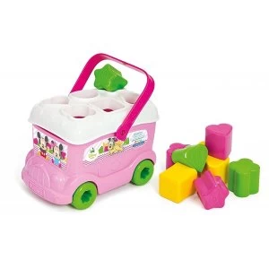 image of Clementoni Baby Minnie Shape Sorter Bus