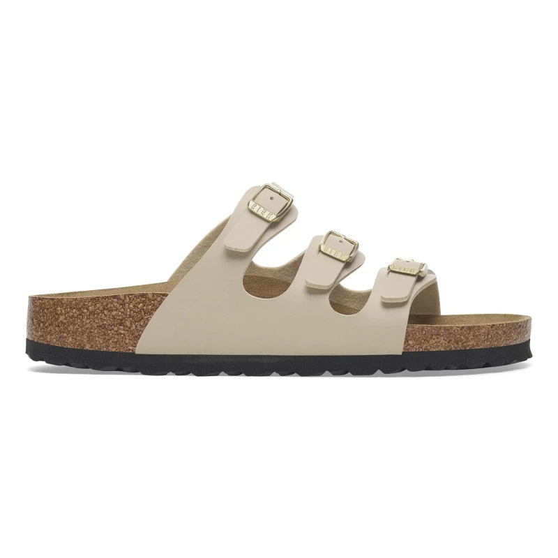 Image of Birkenstock Slides Birkenstock Florida Beige Unisex 38 Etroit