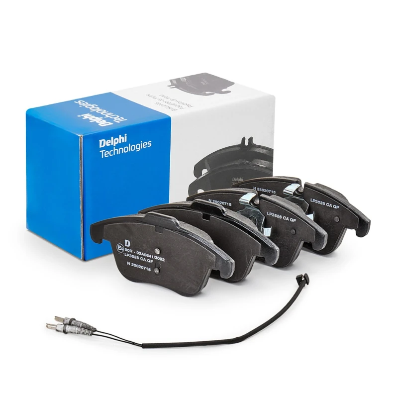 Image of DELPHI Brake pad set DELPHI LP3526