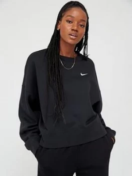 image of Nike NSW Trend Sweatshirt - Black Size M Women