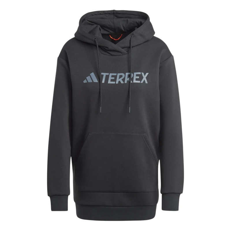Image of adidas Terrex Multi Large Logo Womens Hoodie Noir Female 2XL