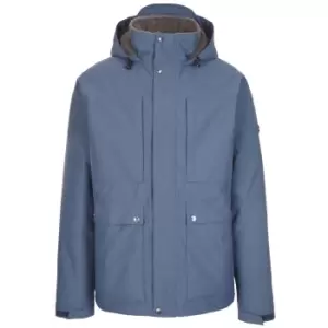 image of Trespass Mens Rolando Waterproof Jacket (L) (Smokey Blue)