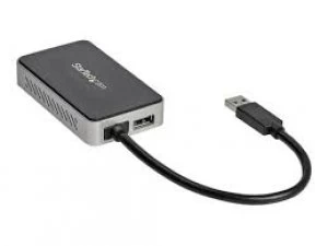 image of StarTech USB 3.0 to DVI External Video Card Multi Monitor Adapter with 1 Port USB Hub 1920x1200