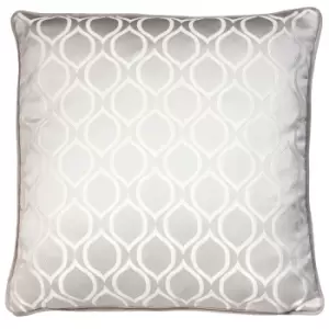 Image of Solitaire Embroidered Cushion Feather, Feather / 50 x 50cm / Polyester Filled