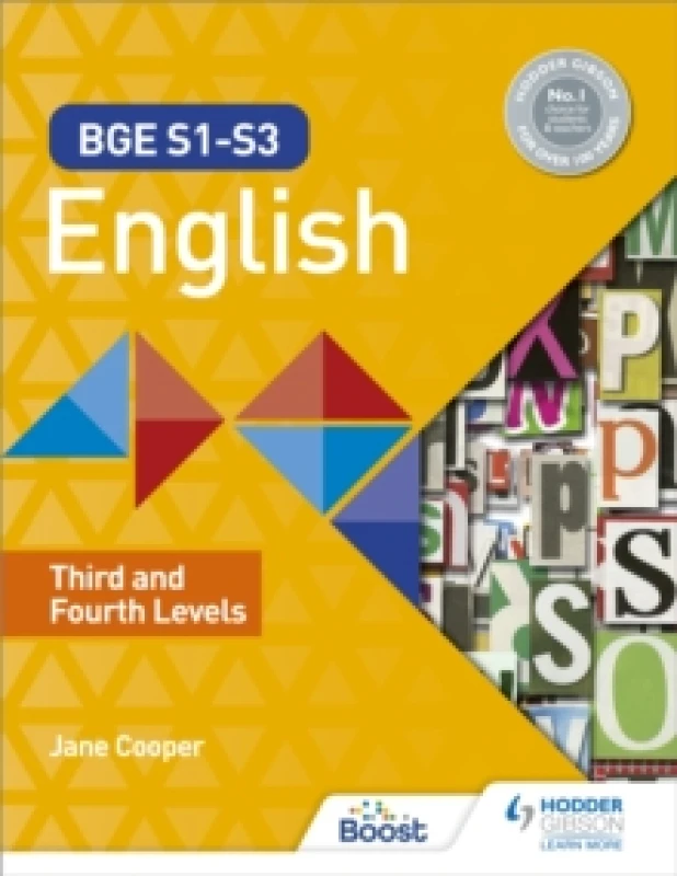 Image of Jane Cooper BGE S1-S3 English: Third and Fourth Levels Book Multi unisex