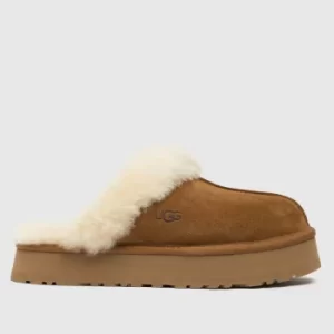 Image of UGG Tan Disquette Slippers