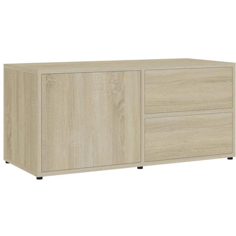 Image of VIDAXL TV Cabinet Sonoma Oak 80x34x36cm Engineered Wood Vidaxl 801853