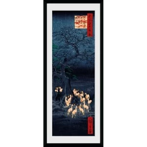 Image of Hiroshige New Years Eve Foxfire 30 x 75cm Collector Print