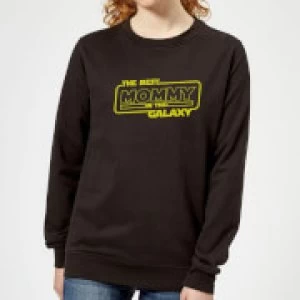 Image of Best Mommy In The Galaxy Womens Sweatshirt - Black - 5XL