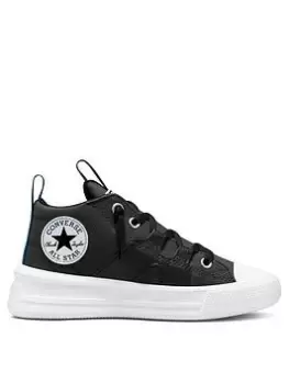 image of Converse Chuck Taylor All Star Hi Childrens Boys Ultra Colour Pop Trainers -Grey/Black, Grey/Black, Size 10