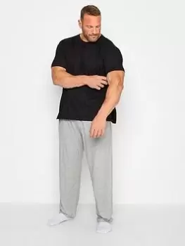 Image of BadRhino Basic Top & Trousers Set - Black, Size 7-8Xl, Men